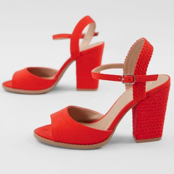 Peep toe pump heel shoe - Picture 2 of 2